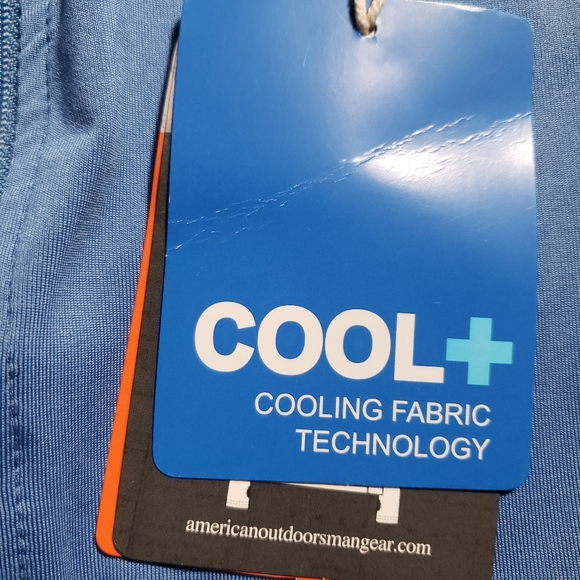 American Outdoorsman For Women Size Small Floral Activewear Shirt Pullover Blue. - Picture 7 of 12